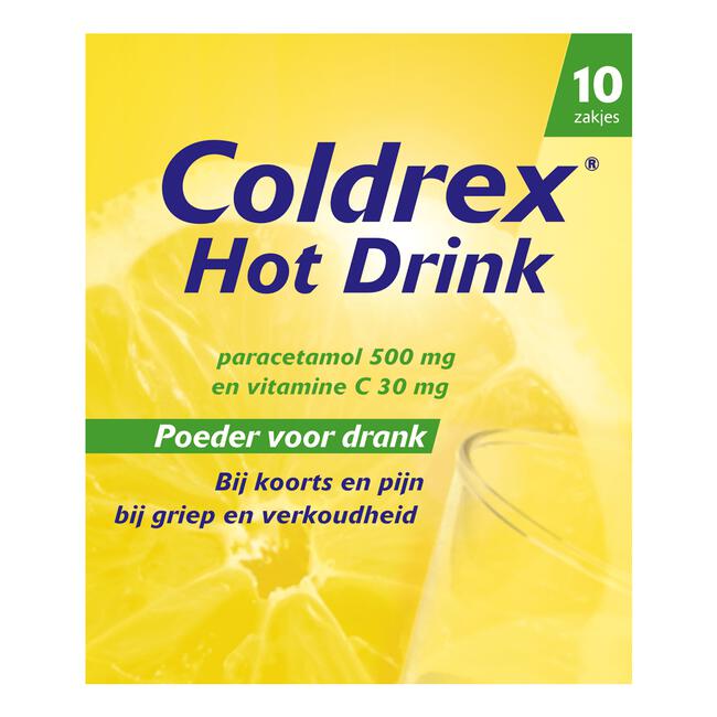 Coldrex Hot Drink bij Griep en Verkoudheid 10 Sachets