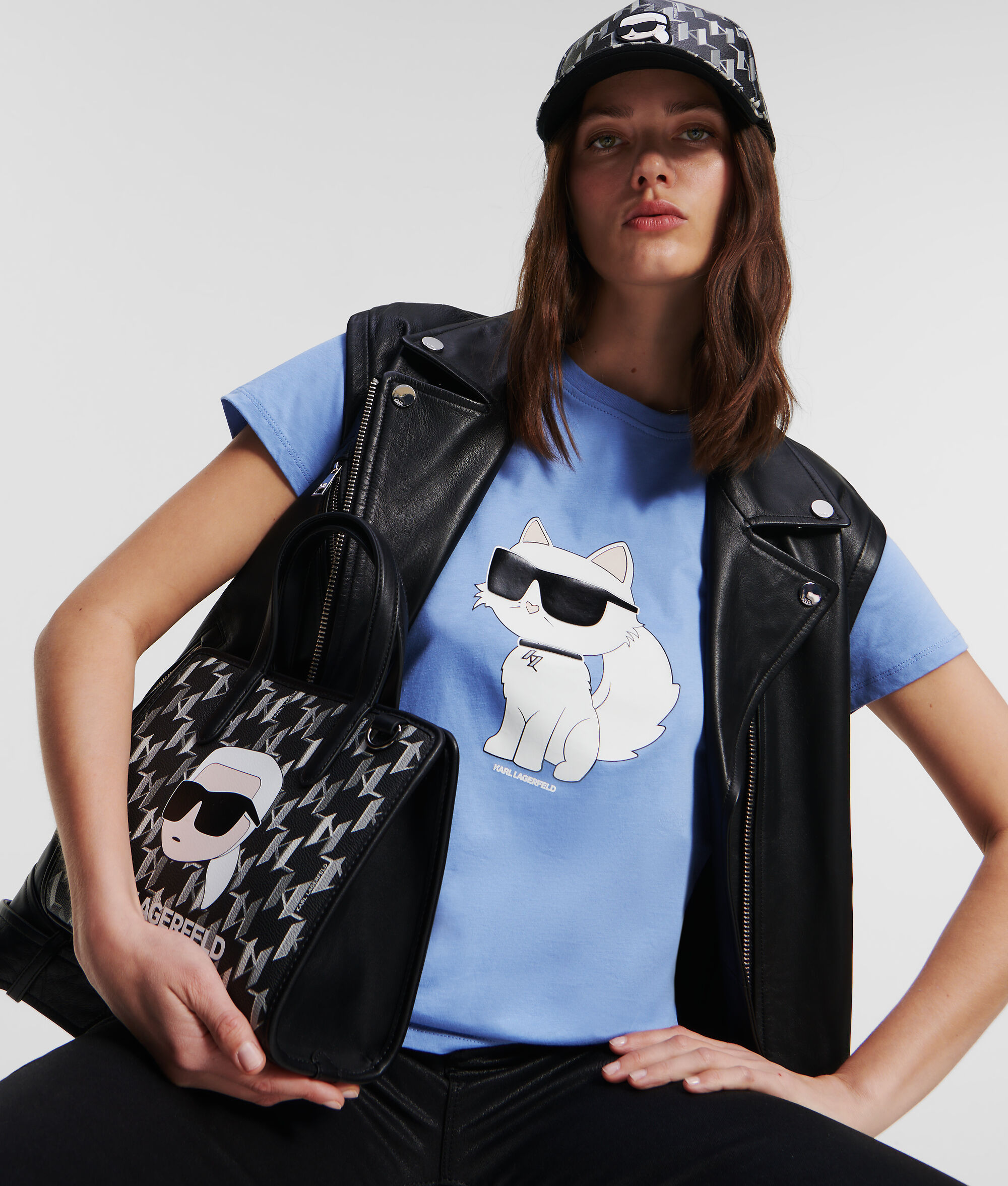 T-SHIRT CHOUPETTE KARL IKONIK
