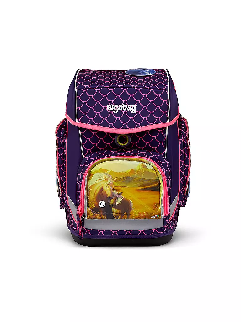 ERGOBAG Zip Set Zippies LED Pferd bunt