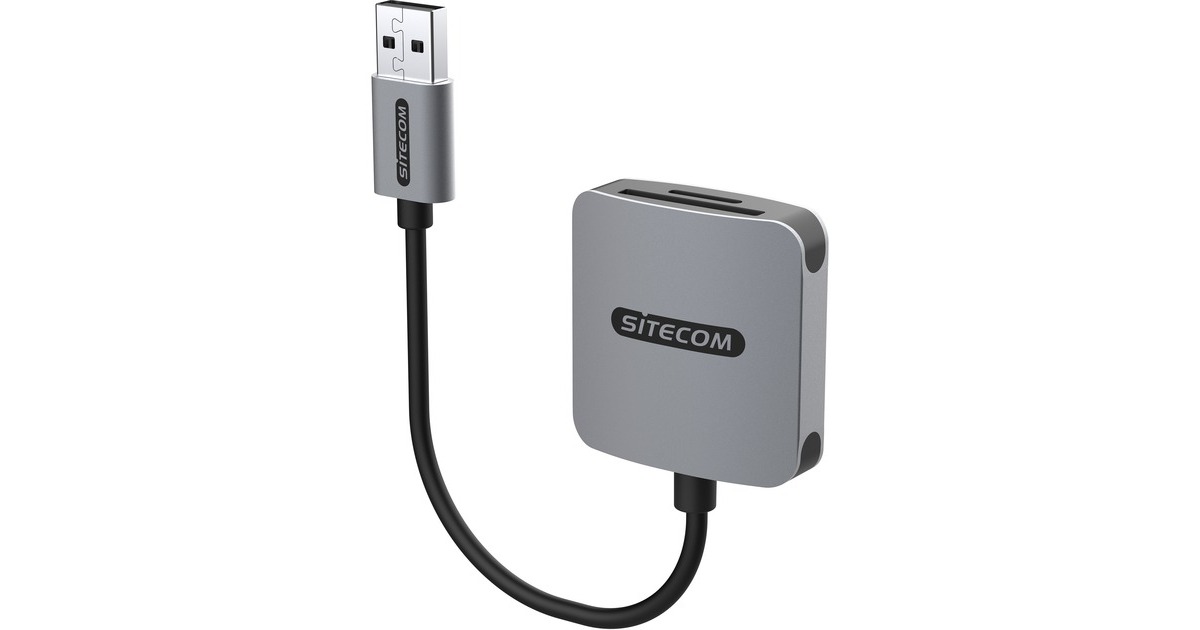 SitecomUSB-A kaartlezer UHS-II (312 MB/sec)  (Grijs)