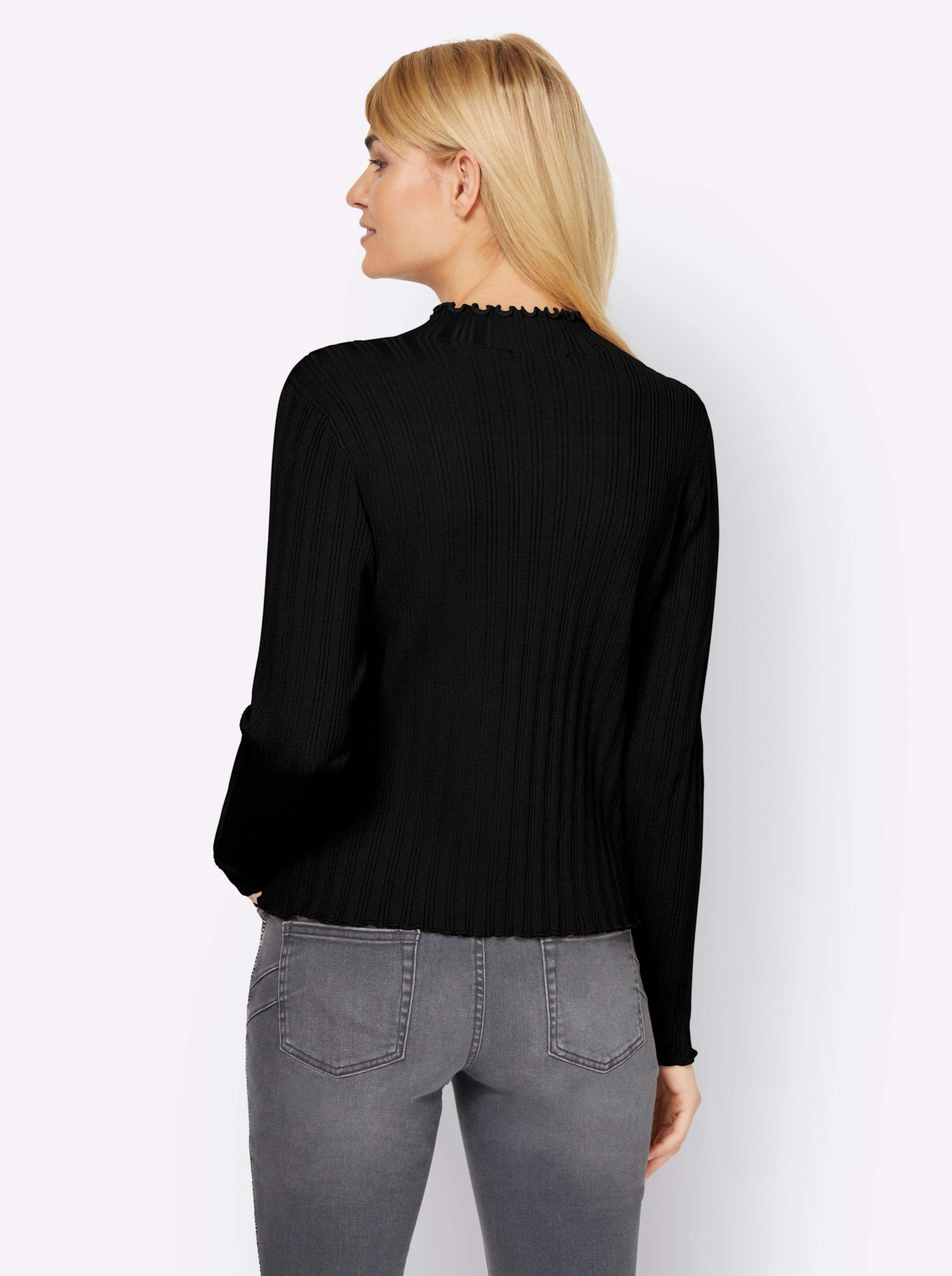 heine Pullover in schwarz
