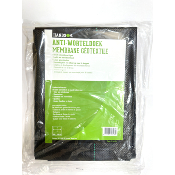 Worteldoek zwart 5x2 m