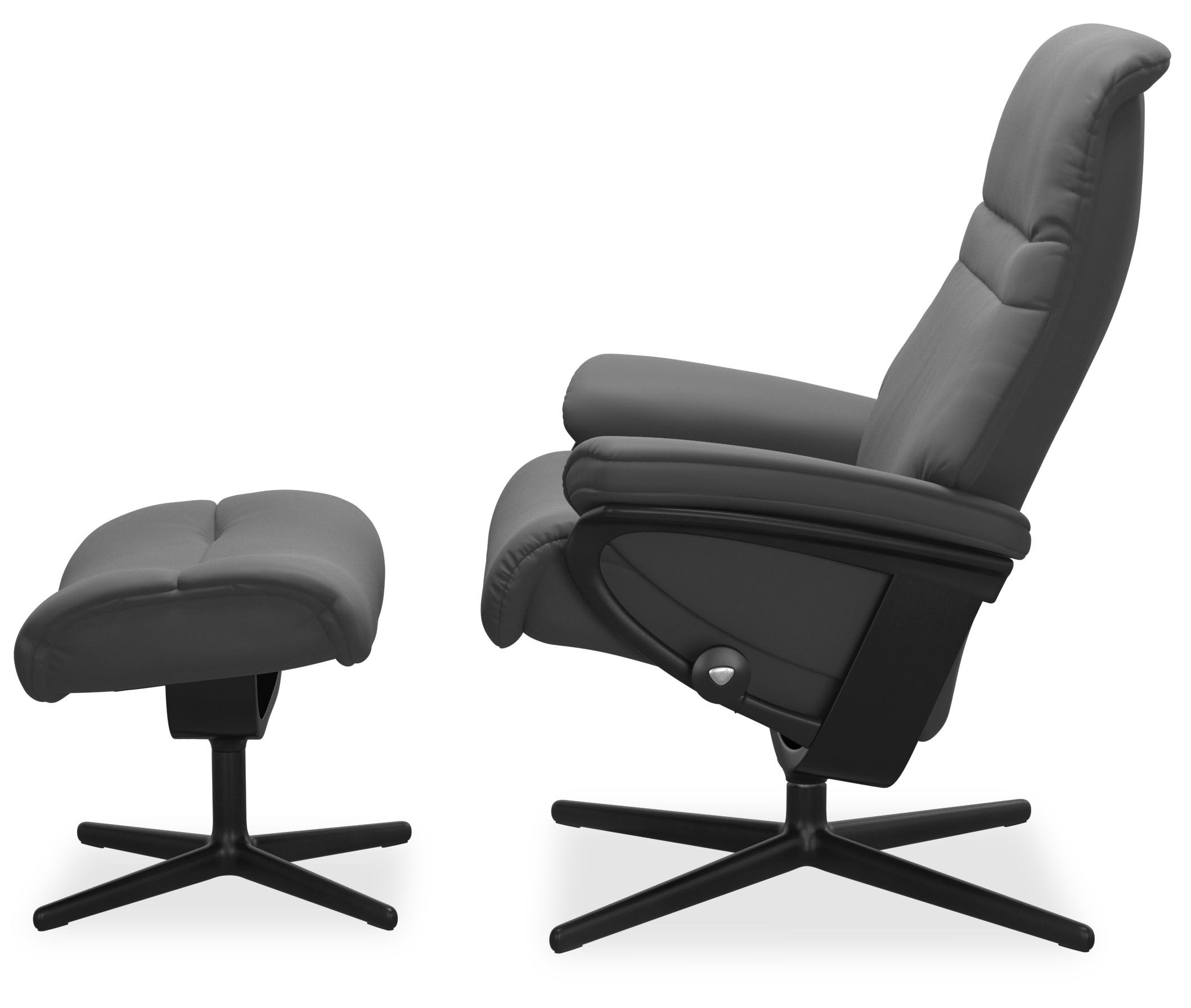 Relaxfauteuil + hocker Sunrise Cross  | StresslessB83 x D74 x H105 cm