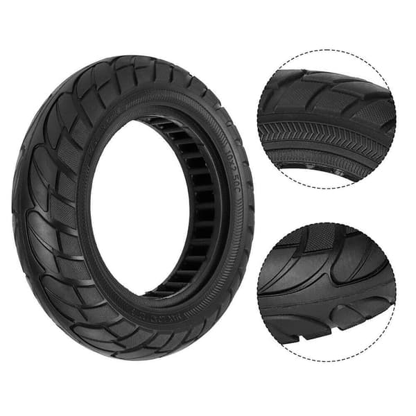10 tommers solid dekk for Ninebot Max G30 elektrisk scooter
