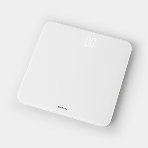 ReNew Digitale personenweegschaal, op batterijen - White