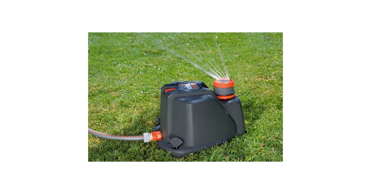 GARDENAComfort mobiele multi-instelbare sproeier AquaContour automatic bewateringsautomaat  (Grijs/oranje, 8133-20)