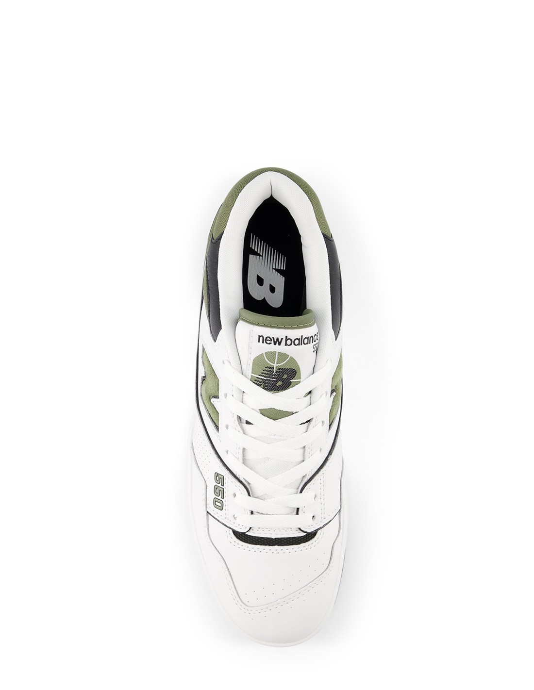 new balance Sneakers Homme 550 Cuir Blanc/Kaki
