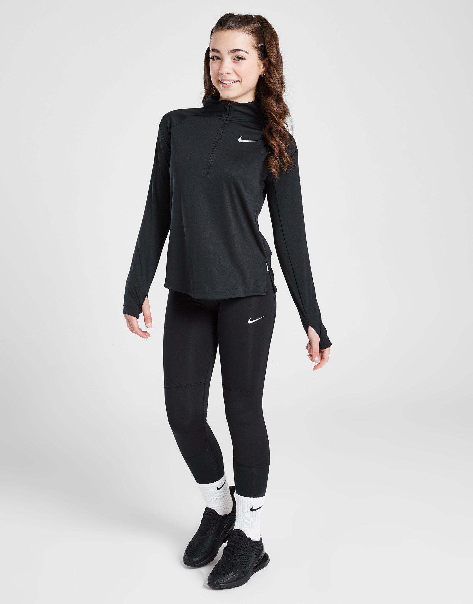 Nike Haut de running à manches longues Nike Dri-FIT pour Fille plus âgée