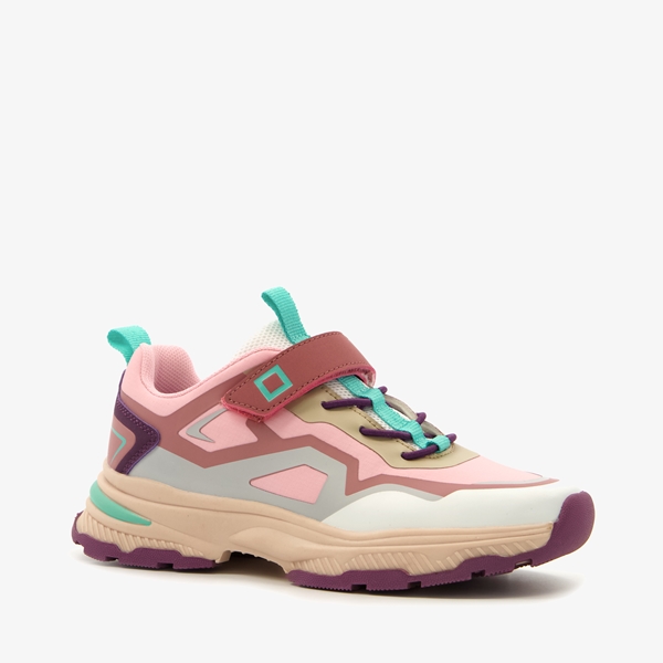 Blue Box meisjes dad sneakers beige
