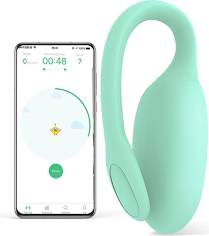 Magic Motion FitCute - Oplaadbare Geishabal - Mint - Medisch Siliconen