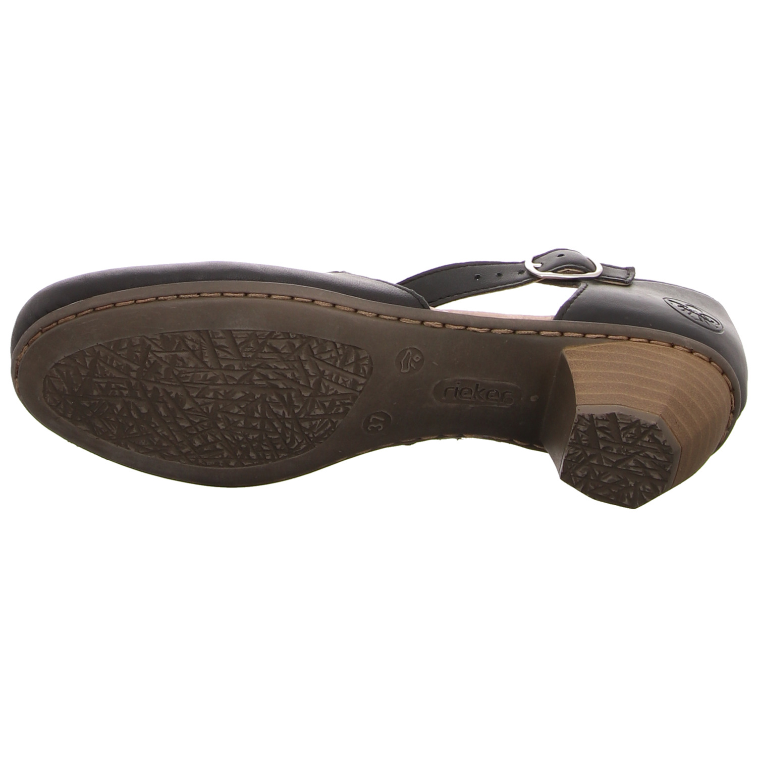 Rieker Spangenschuh schwarz