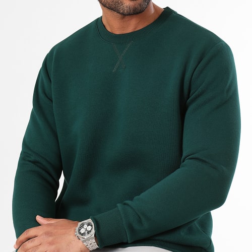 Sweat Crewneck 3058 Vert Bouteille