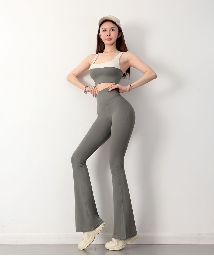 CUCURBIT - Effen wijde yogabroek