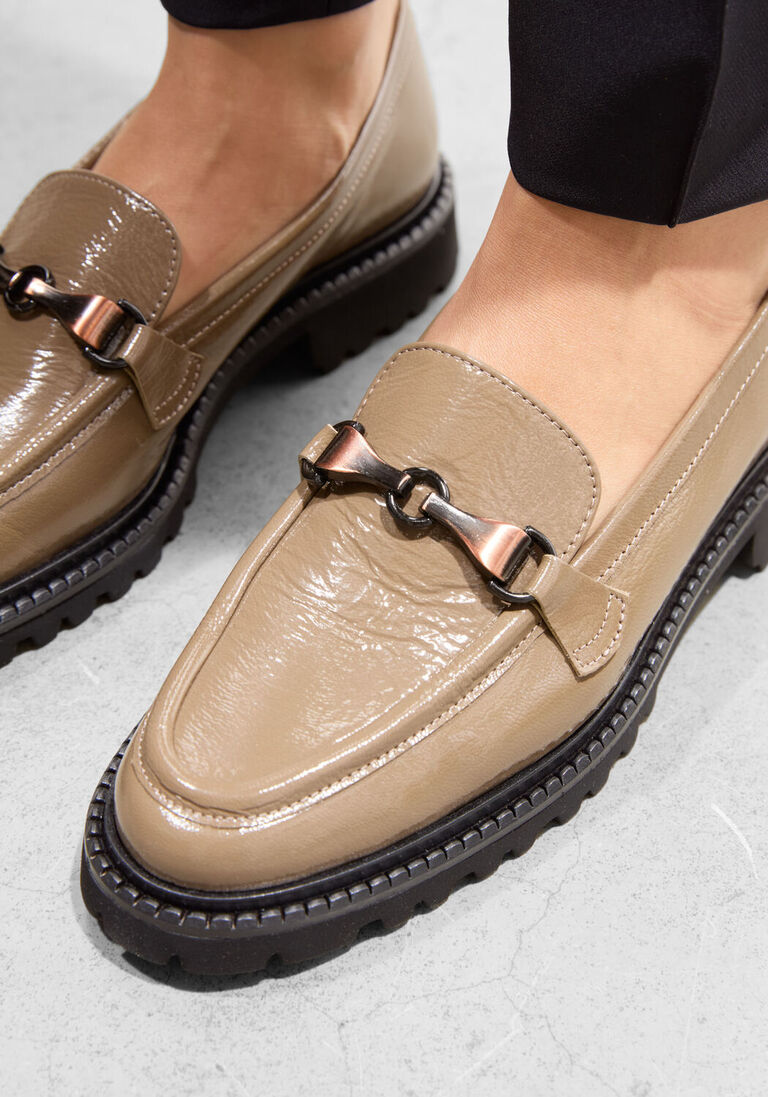 bruine brunate loafers 10768
