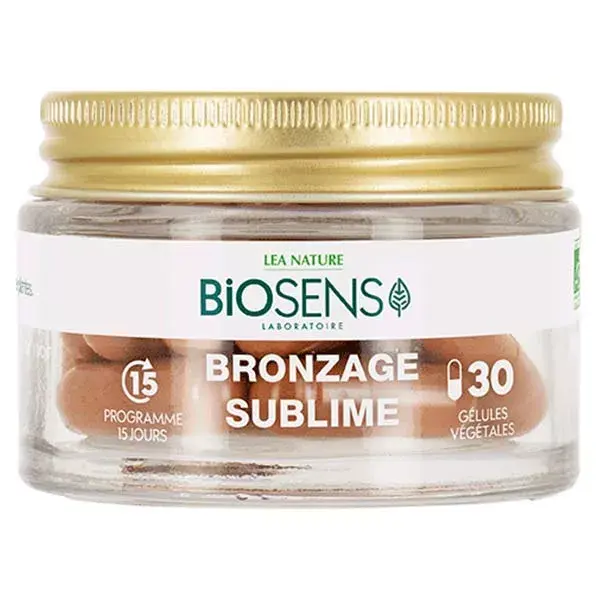 Biosens Sublime Bronzeamento Orgânico 30 Cápsulas Vegetais