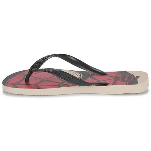 Havaianas - TOP MARVEL LOGOMANIA - Noir / Rouge