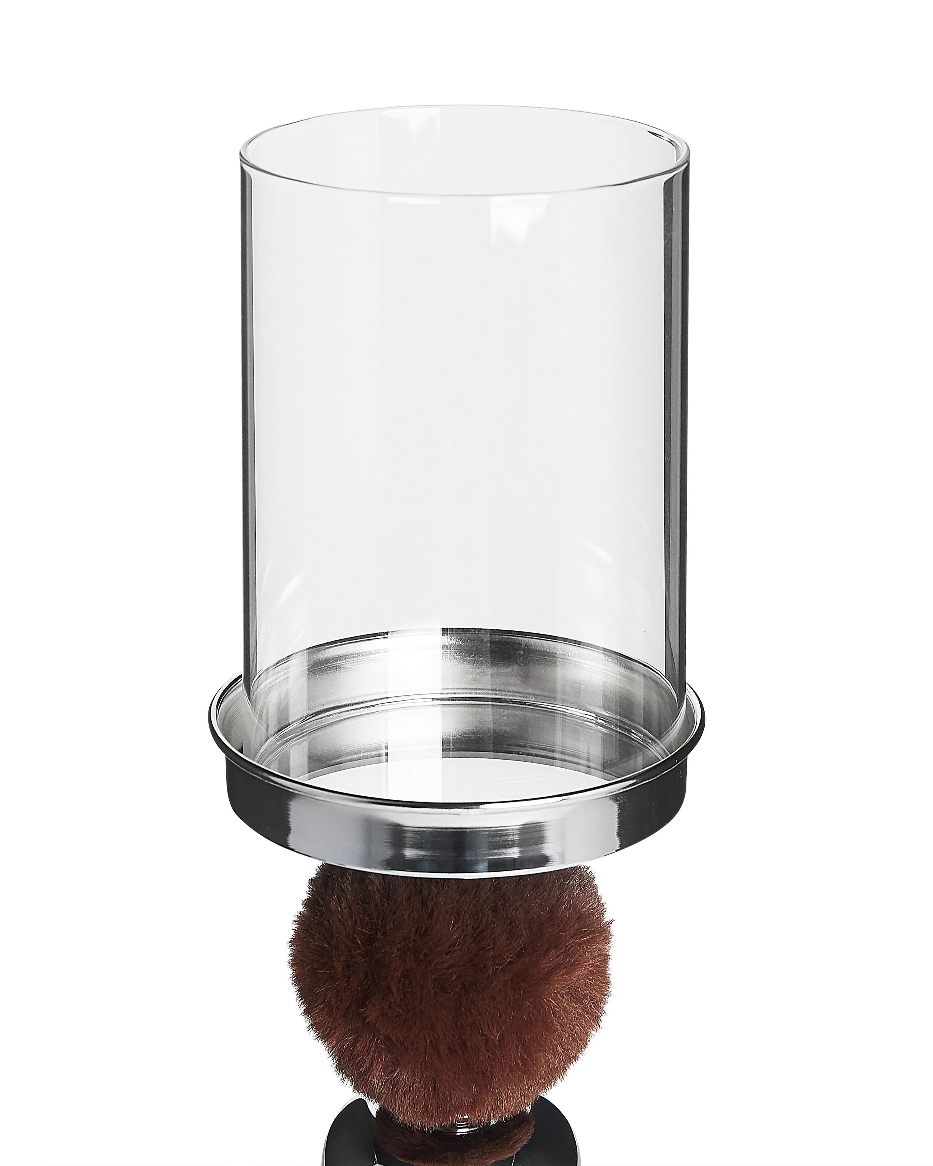 Kaarshouder PADRE Glas 38 cm Bruin