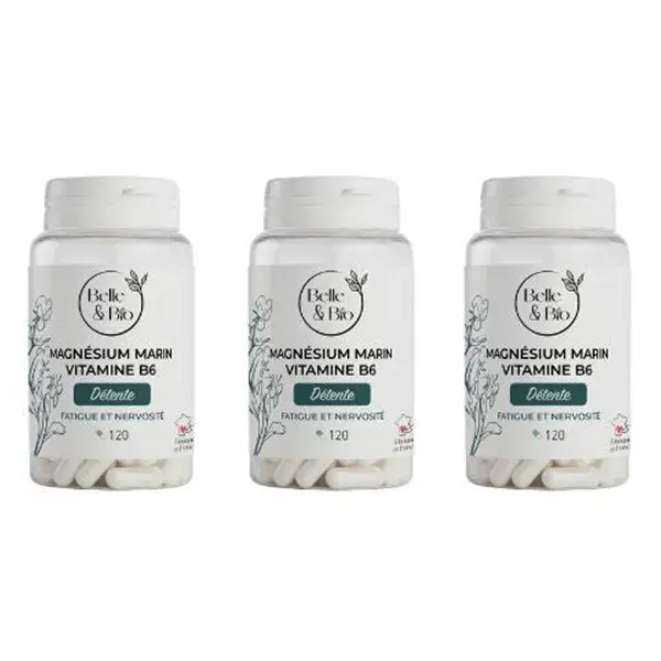 Belle & Bio Magnésium Marin Lot de 3