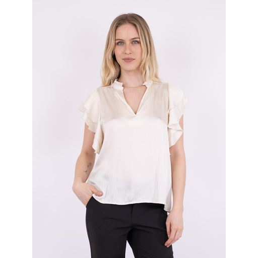 Neo Noir Stella Bluse, Off White, 34