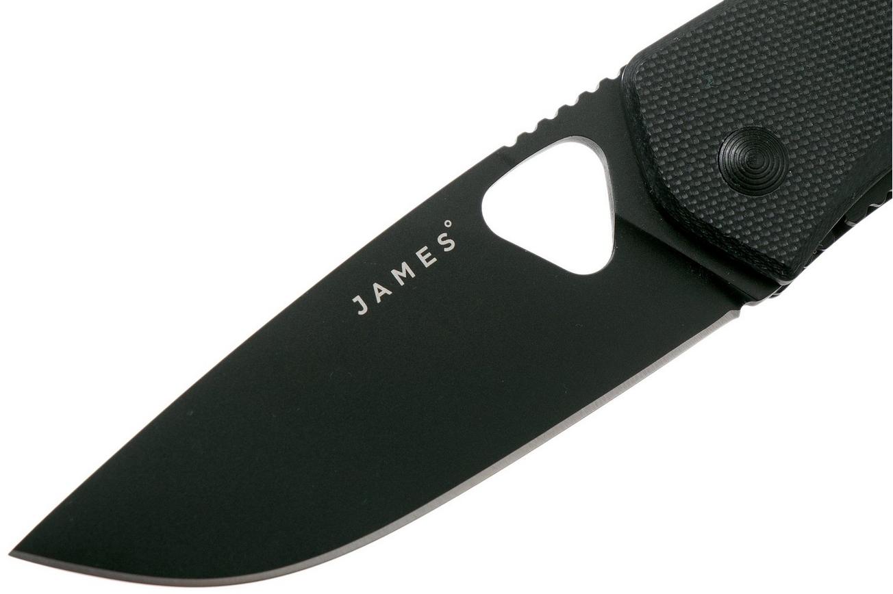 The James Brand Folsom, black   black, zakmes