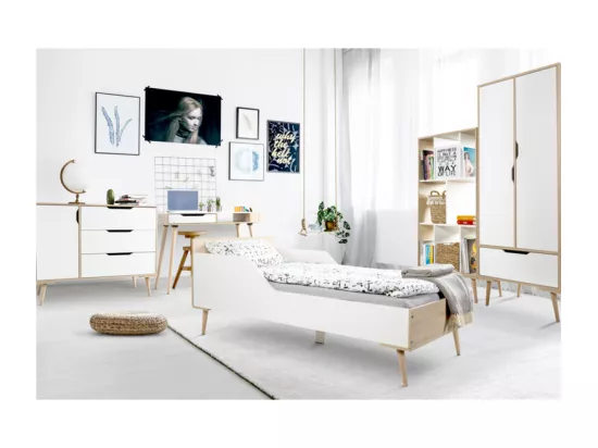 Commode LittleSky by Klups Sofie Hêtre et Blanc
