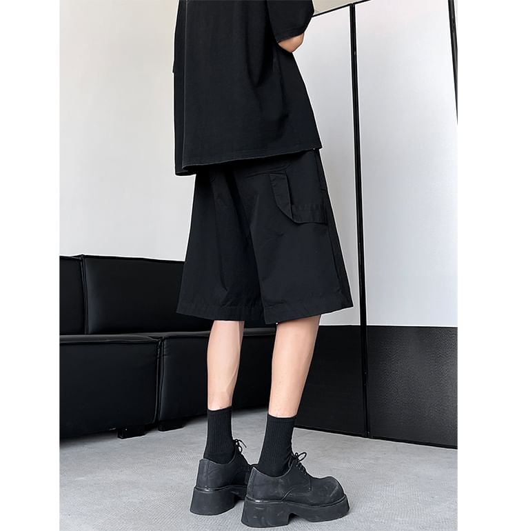 Freehop - Mid Rise Plain Shorts