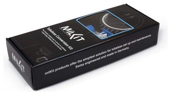 Kit Tubeless Milkit (Fond de Jante 21mm) Valves 45mm