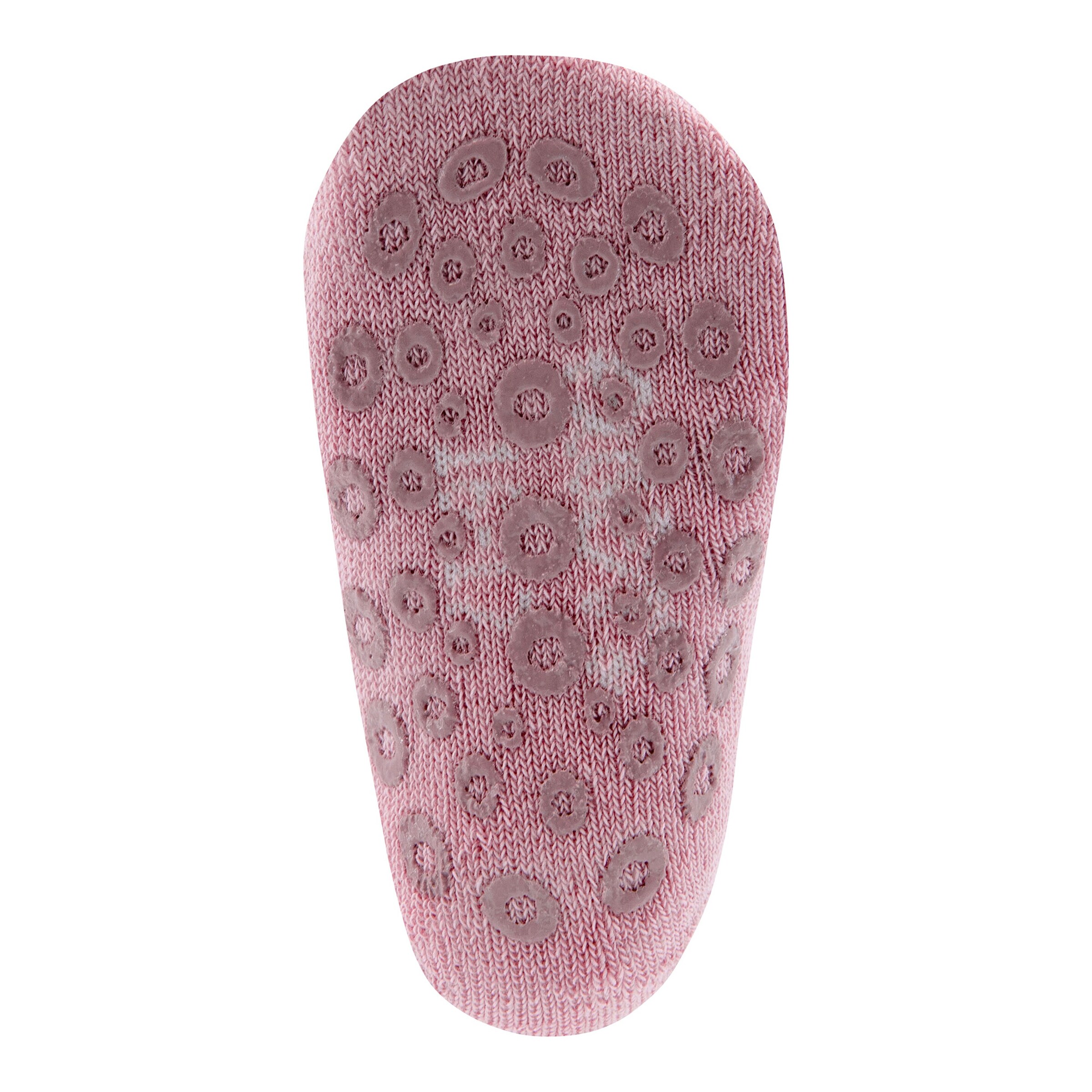 Ewers Krabbelsocken Maus altrosa/grau