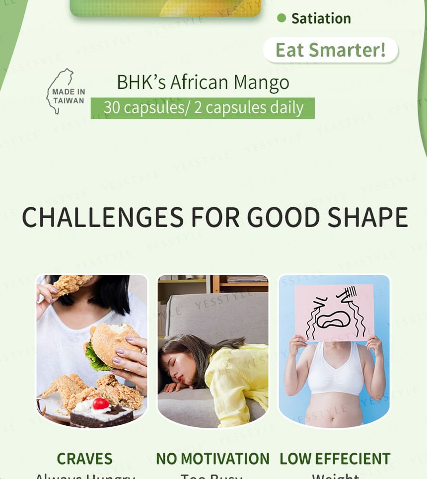 BHK's - Afrikaanse Mango Groentecapsules