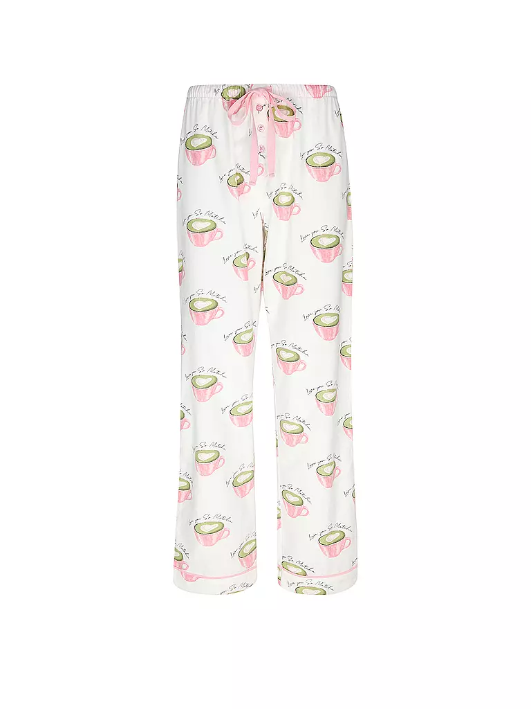 P.J.SALVAGE Pyjamahose weiss