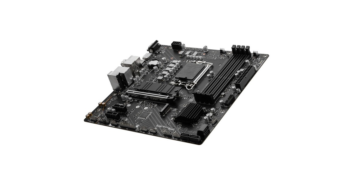 MSIPRO B760M-P DDR4 socket 1700 moederbord  (Zwart, RAID, Gb-LAN, Sound, µATX)