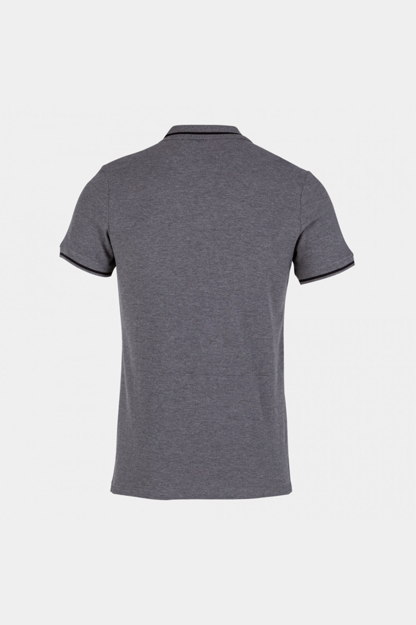 Camisa polo de manga curta Comfort, cinza mesclado
