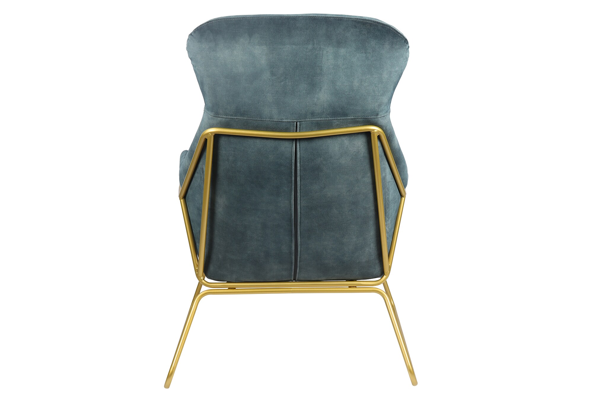 Relaxsessel Samtvelours Blau Sessel Polstersessel Ohrensessel Loungesessel