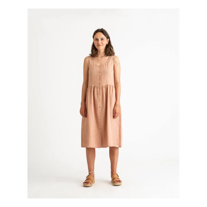 Matona Robe Lin | Vieux Rose
