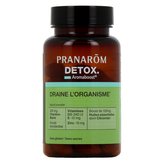 Pranarôm Aromaboost Détox - Draine l'Organisme