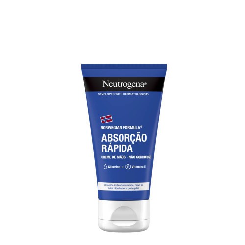 Neutrogena Fórmula Norueguesa Creme Mãos Textura Ligeira Rápida Absorção 75ml