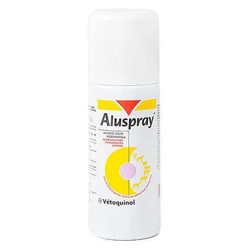 Spray cicatrizante Aluspray para animais de estimação