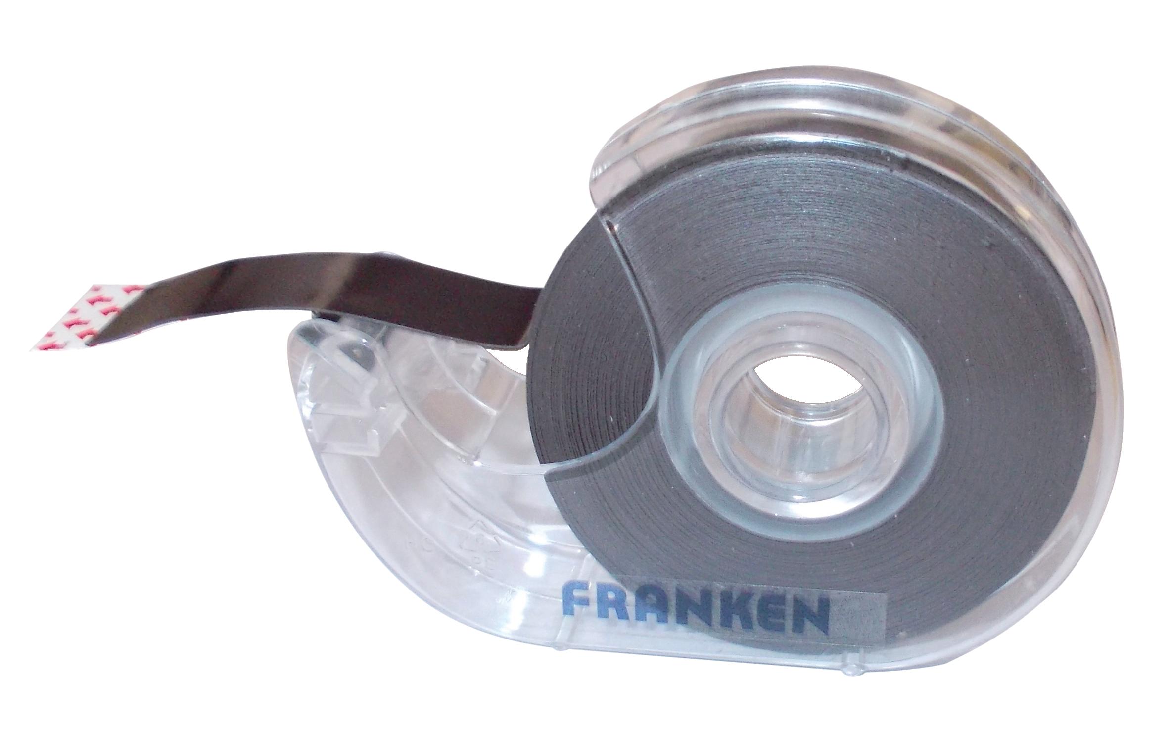 Magnetband Lagerschild 19 mm x 8 m, SchwarzSelbstklebendes Lagerschild als Rollenware