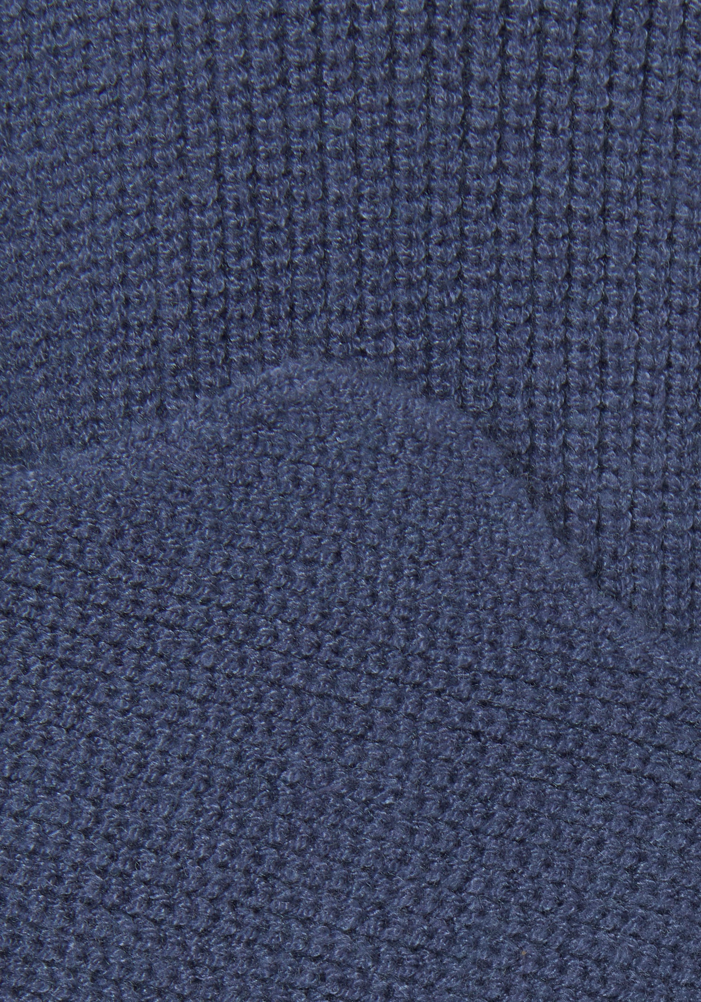 LASCANA Strickpullover , mit Wellenkante, modischer Damenpullover mit besonderem Ausschnitt