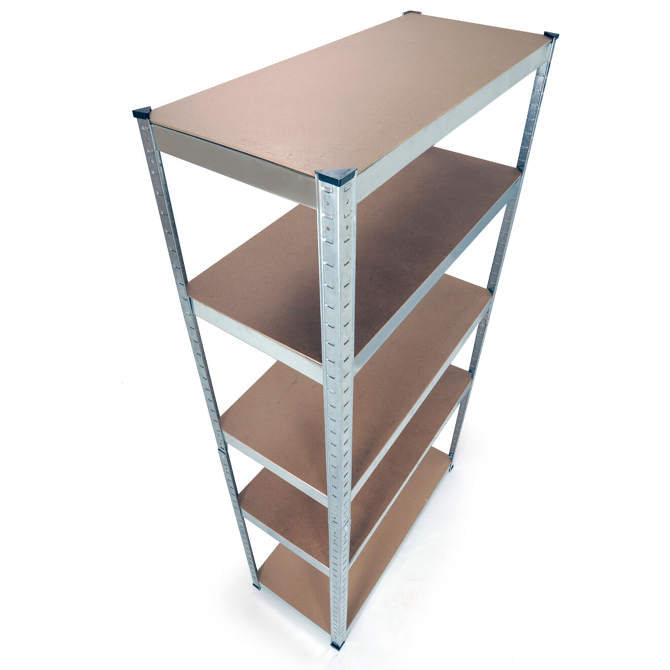 Pratik Garden Etagère en acier 5 niveaux spéciale charges lourdes noire - 180x90x40?cm