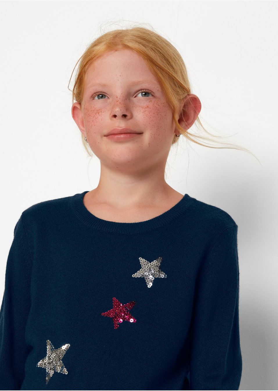 Pull en maille à paillettes