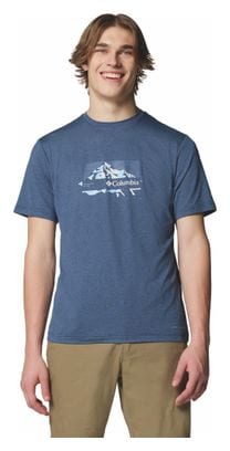T-shirt Technique Columbia Kwick Hike Bleu Homme