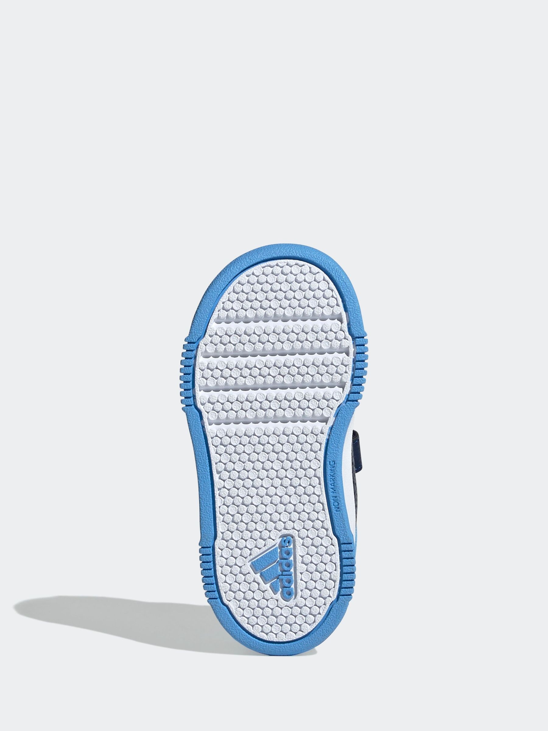 Marineblauw/blauw - adidas Tensaur babysneakers met klittenbandsluiting