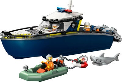 LEGO City 60456 Skurkejakt med politibåt