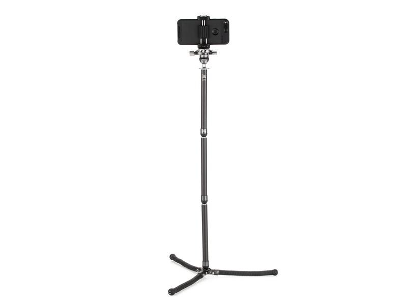 Benro Tischstativ TablePod FLEX Kit Carbon Flexibles, biegsames Carbonfaser-Stativ mit professionellen Eigenschaften
