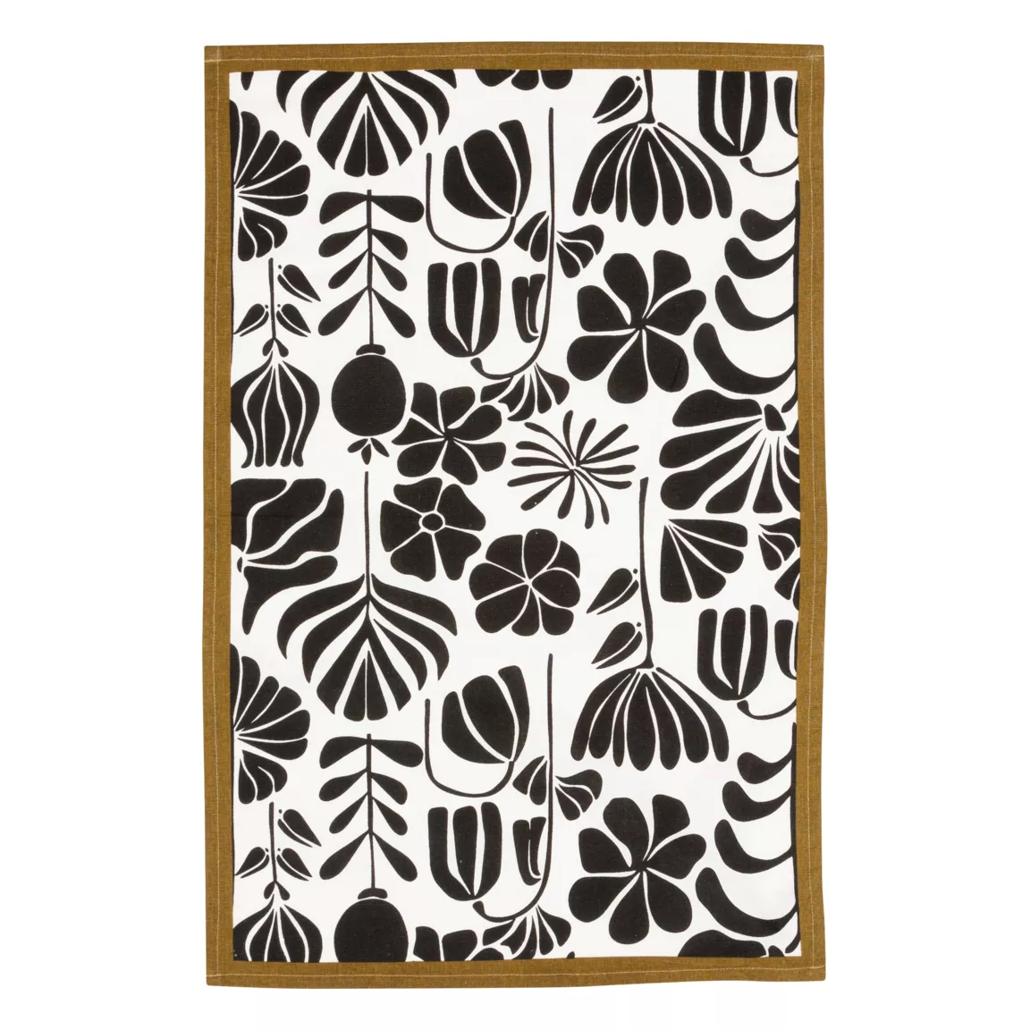 Lot de 3 torchons coton (45 x 70 cm) Twist Noir