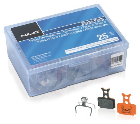 25 Paire de Plaquettes XLC BP-O31 Organiques pour Formula