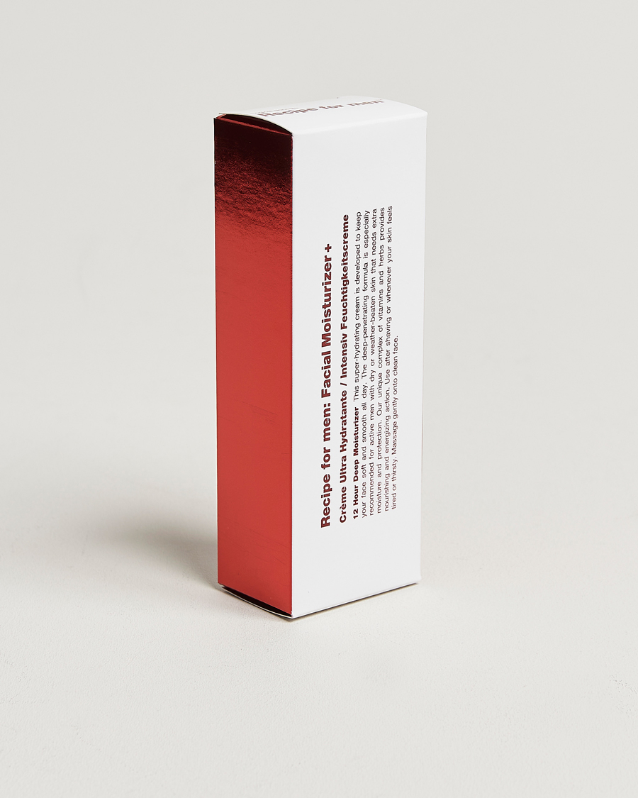 Recipe for men Facial Moisturizer  75ml