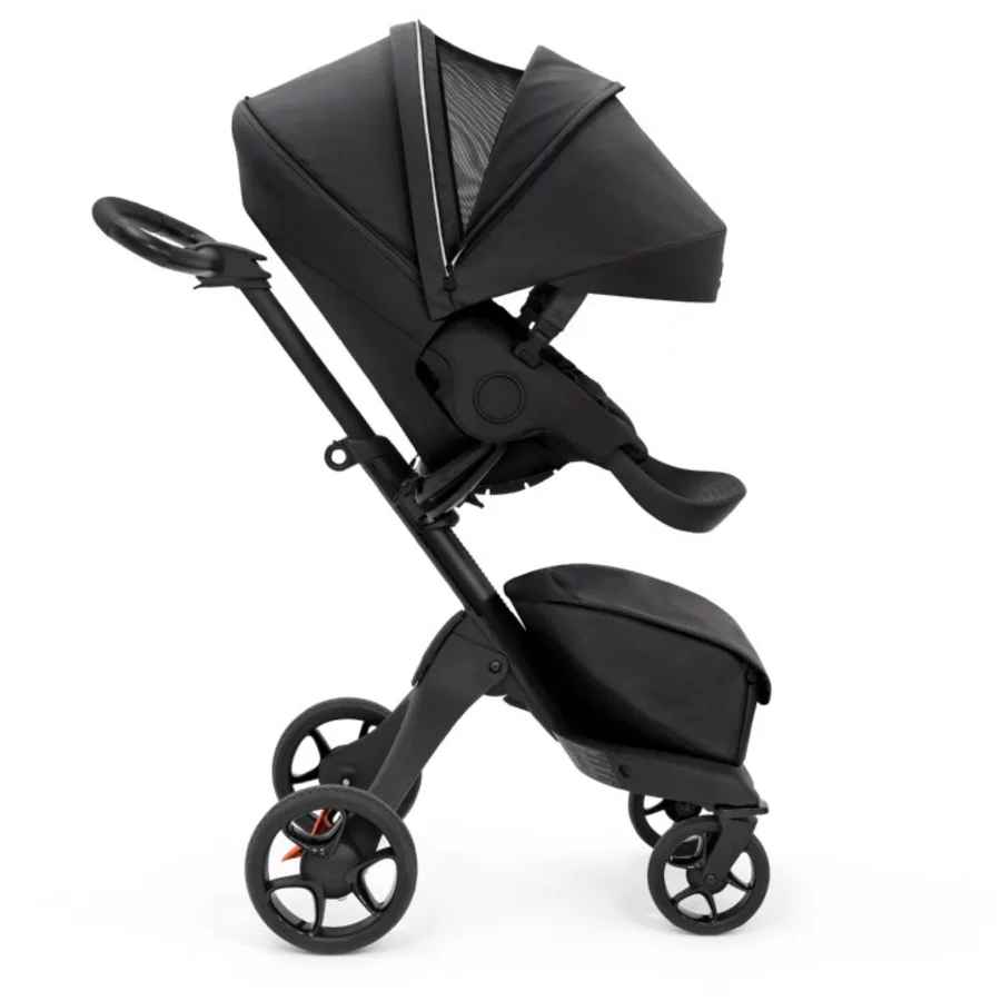 STOKKE® Kombikinderwagen Xplory® X inklusive Tragewanne Rich Black