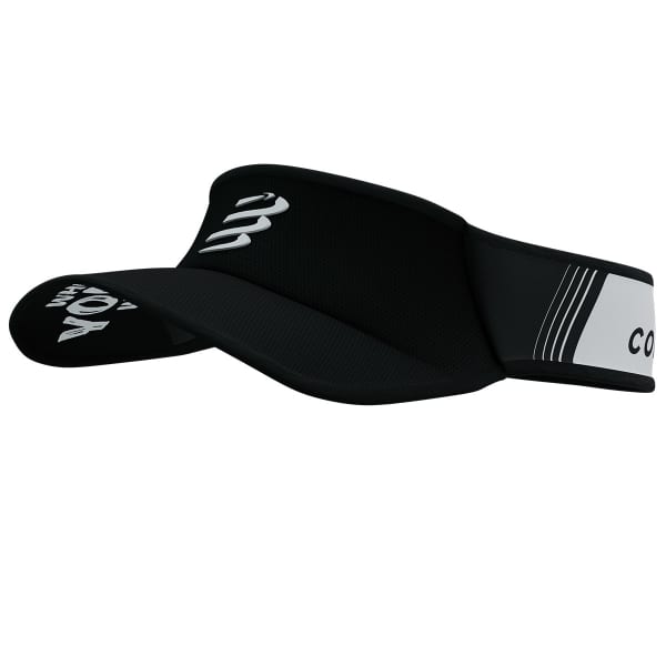 Visière running COMPRESSPORT VISOR ULTRALIGHT BLACK/WHITE